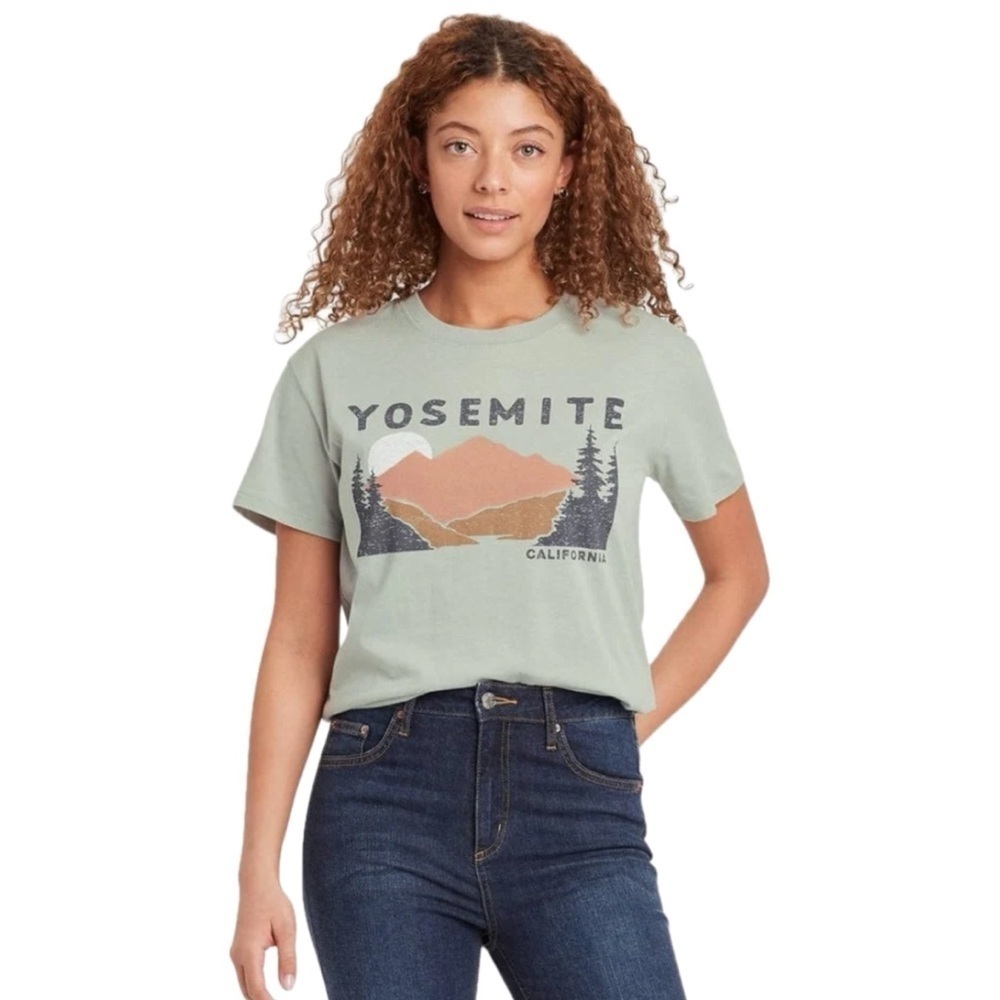 Sage Green Yosemite Tee Small